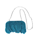 champagne handbag turquoise