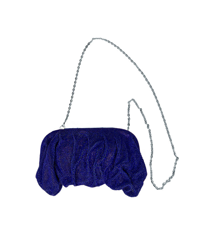 champagne handbag blue