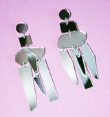 Chandelier earrings silver