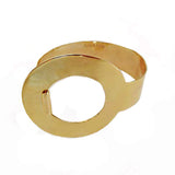 Circle bracelet brass