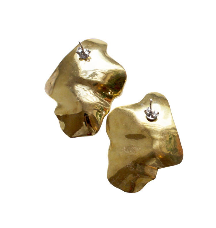 CLAM earrings gold