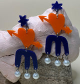 Cupido earrings Orange