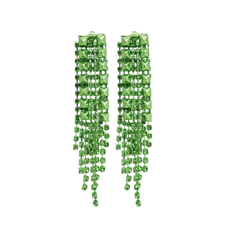 Daria earrings green