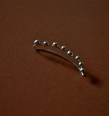 Droplets earpiece silver