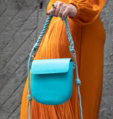 Edge handbag turquoise