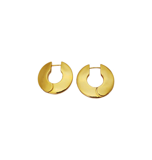 elin earrings gold