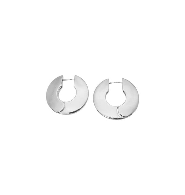elin earrings silver