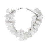 flake necklace white