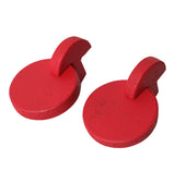 Float bouy earrings red