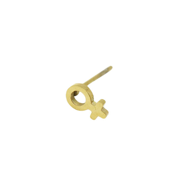 Gudrun mini single earring gold
