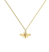 Bee necklace gold