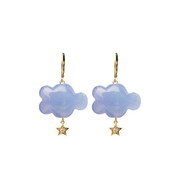Heaven earrings blue