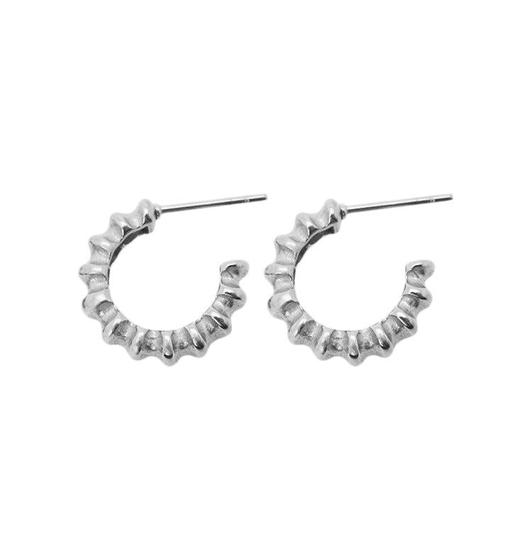 July silver earrings
