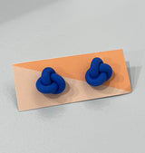 Knutar small earrings blue och form