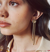 Knut earrings gold
