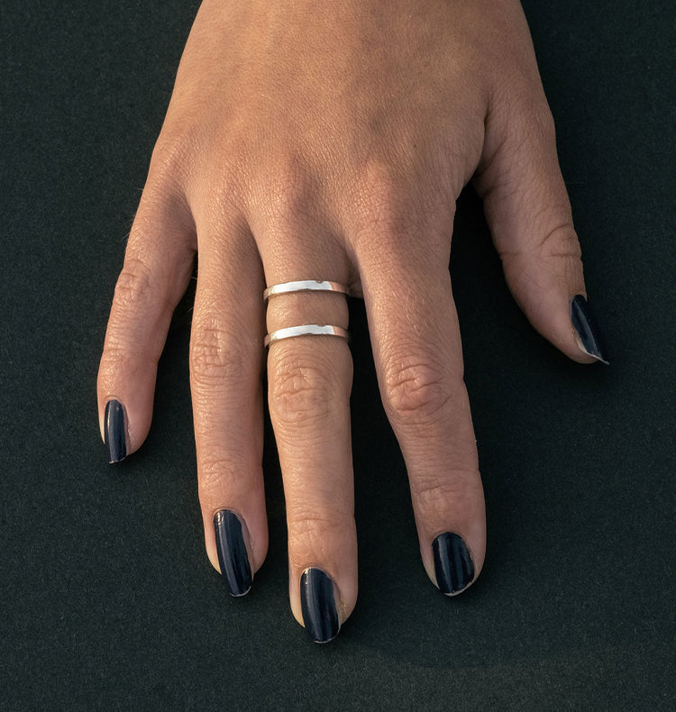 Lines Ring Silver