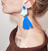 lucky you earrings blue