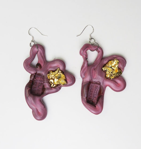 mindy earrings lilac