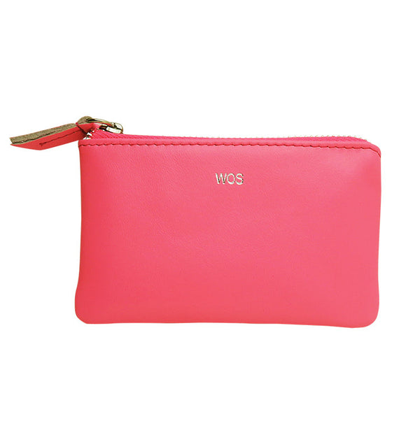 Mini keeper wallet neon pink