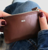mini keeper wallet brown