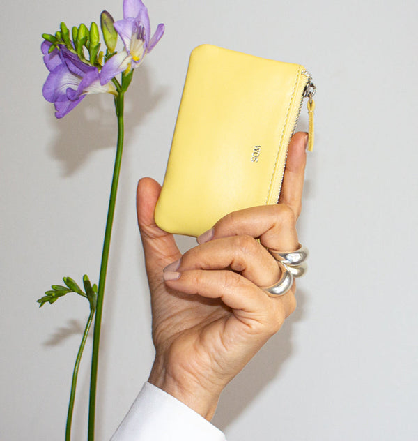 Mini keeper wallet yellow