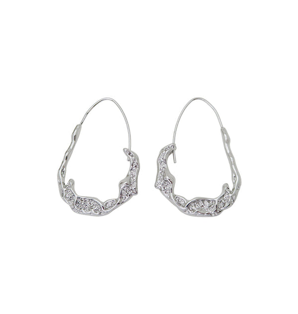 Nature earrings silver