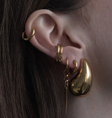 Zelda single earring gold