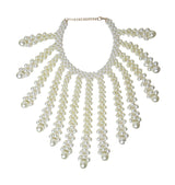 Panter necklace white pearl