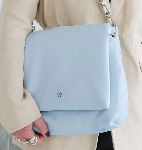 Pillow bag mini blue