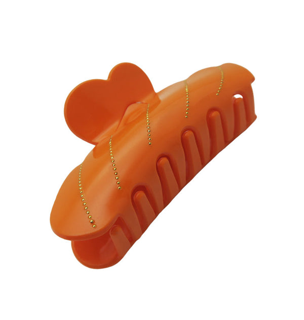 Poppy hair clip orange 