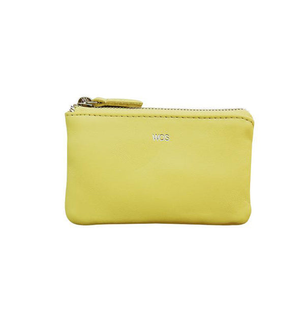 Mini keeper plånbok gul