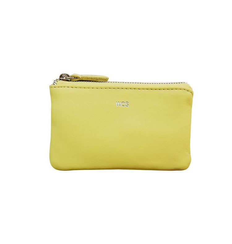 Mini keeper plånbok gul