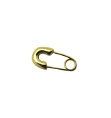 safety pin mini guld singelörhänge