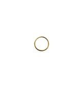 Seamless single earring gold 10mm
