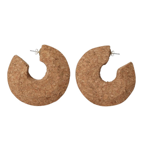 Shape earrings medium kork