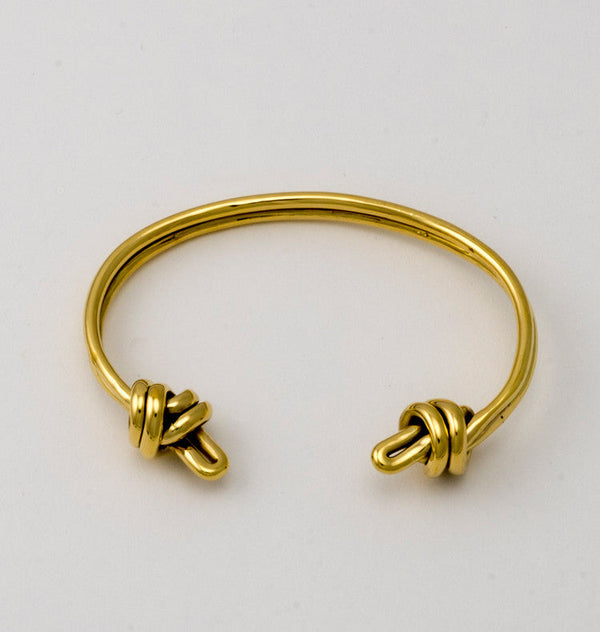 Knot bracelet • Brass