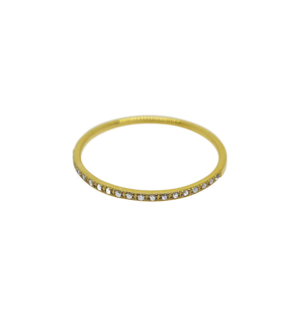 spot ring clear • gold
