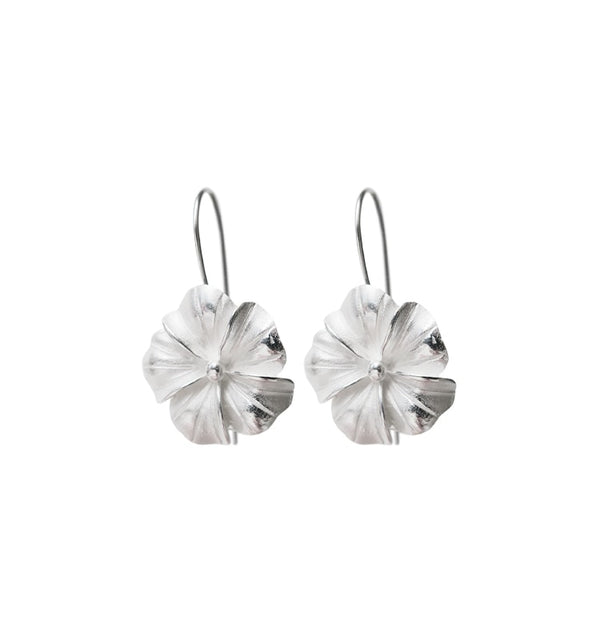 Sprout earrings silver