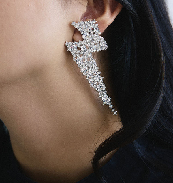 Stardust earrings silver