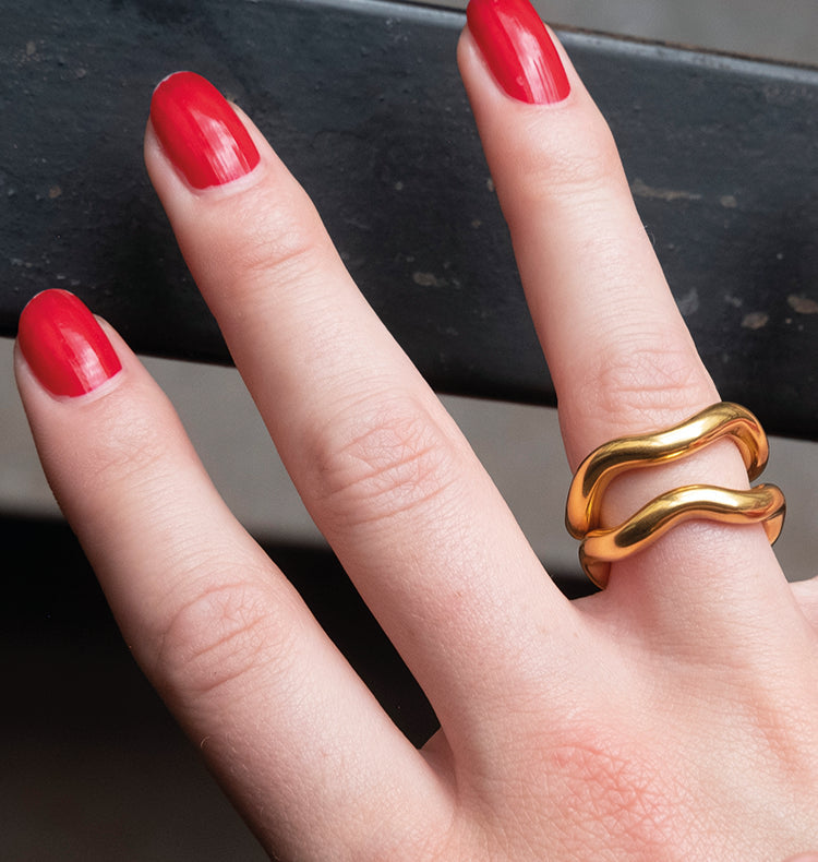 Surf ring gold