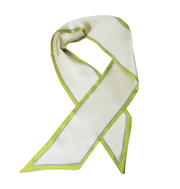 Tie scarf olive