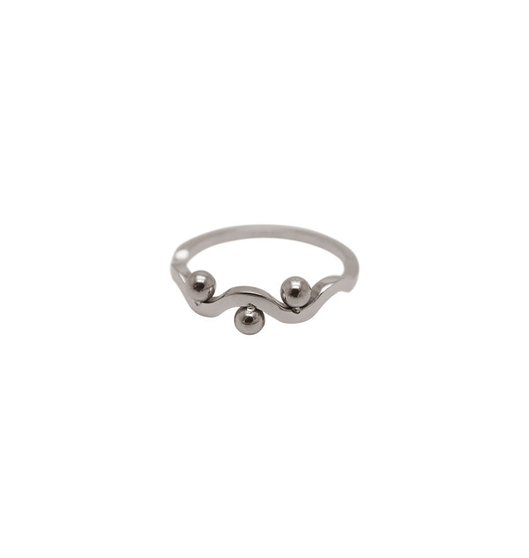 Tre ring silver