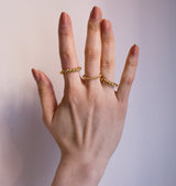 Twine ring gold