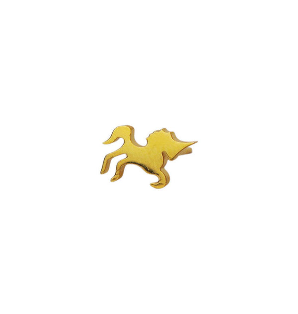 Unicorn stud guld