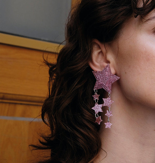 Yaam earrings pink