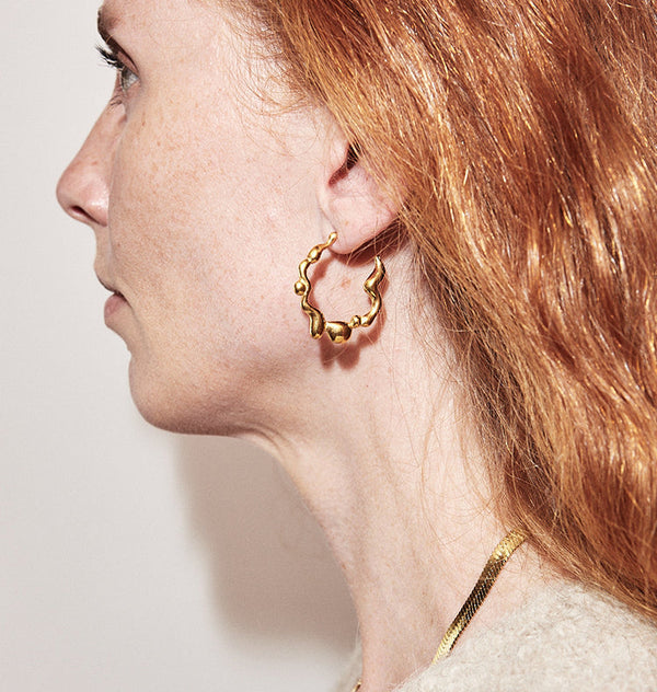 Yvonne earrings gold