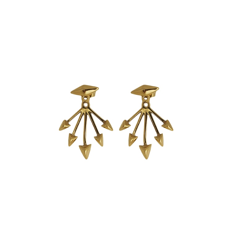 Zike earrings gold